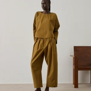 BLOUSE ARMAND MARRON