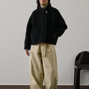 MANTEAU WINDSOR NOIR