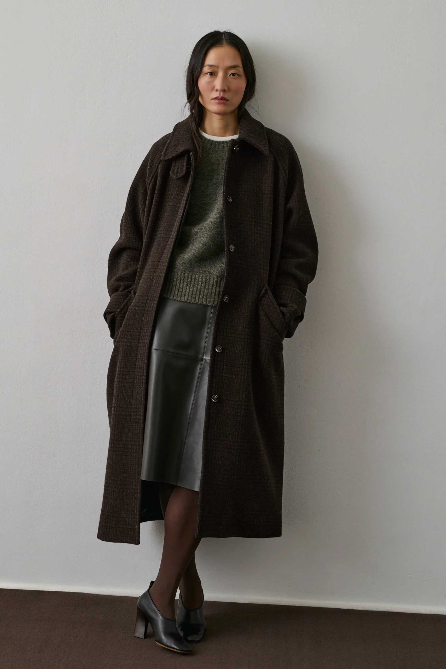 MANTEAU BERLIN MARRON