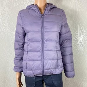 Manteau veste matelassé veste doudoune capuche violet modèle Bybelena Jacket B.Young