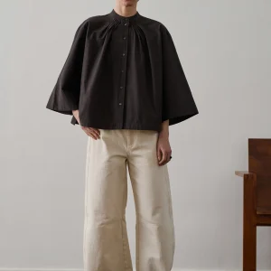 BLOUSE BUCAREST MARRON