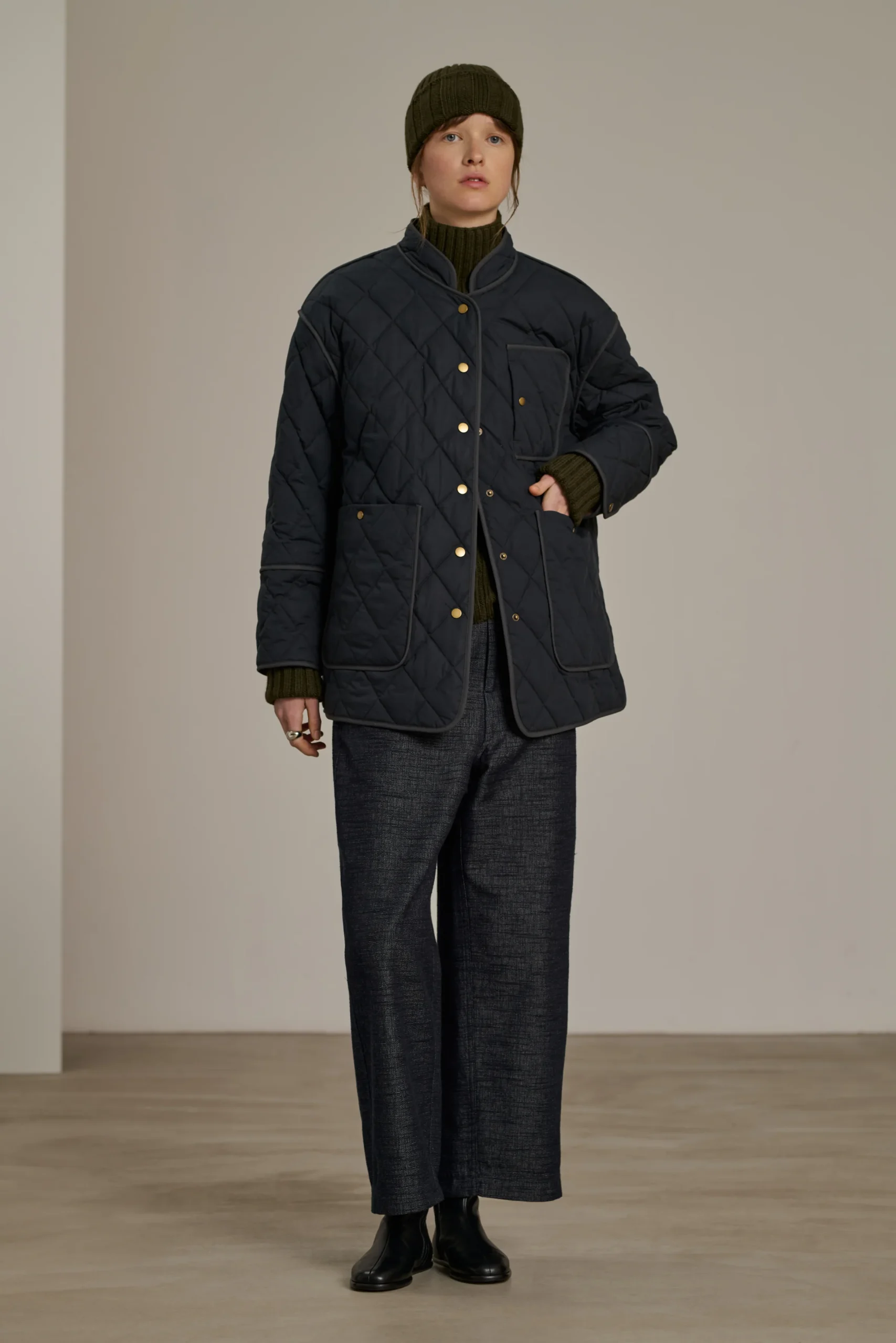 MANTEAU BELFAST  GRIS – Image 3