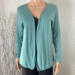 Gilet femme manches longues mailles fines