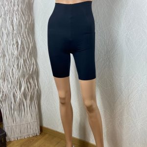 Short panty noir taille haute stretch modele Lasiv Shorts Ichi