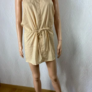 Robe de plage légère beige Paradisiaque