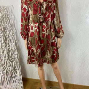 Robe manches longues légère a volants Jus Orange Paris