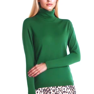 WOMEN'S 80% CASHMERE 20% SILK LIGHTWEIGHT TURTLENECK. 77200/30ML