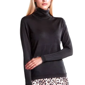 WOMEN'S 80% CASHMERE 20% SILK LIGHTWEIGHT TURTLENECK. 77200/30ML