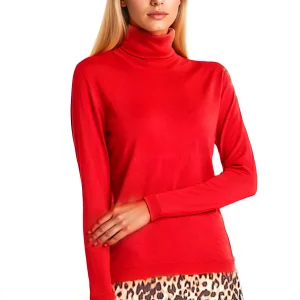 WOMEN'S 80% CASHMERE 20% SILK LIGHTWEIGHT TURTLENECK. 77200/30ML