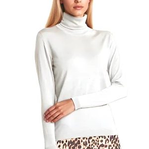 WOMEN'S 80% CASHMERE 20% SILK LIGHTWEIGHT TURTLENECK. 77200/30ML