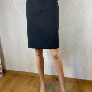 Jupe crayon gris foncé style business Basic Regular Fit GREIFF