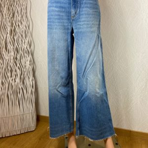 Jeans flare taille haute modèle Rosy NVY