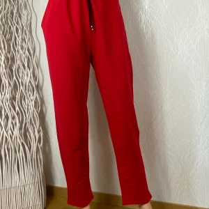 Pantalon détente rouge 100% coton Fashion - Taille Unique