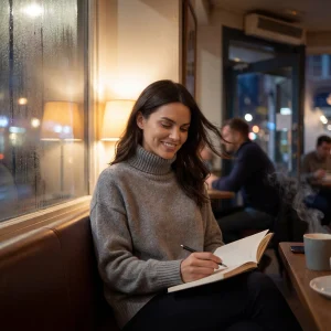 Riche | Pull Col Roulé Épaissi en Cachemire pour Femme