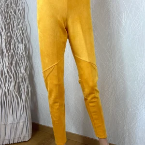 Pantalon détente jaune taille élastique One O One