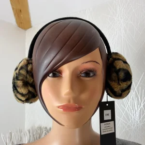 Bandeau hiver fourrure synthétique tigre Mar & Co