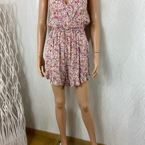 Combishort fleuri à bretelles OPL Fashion