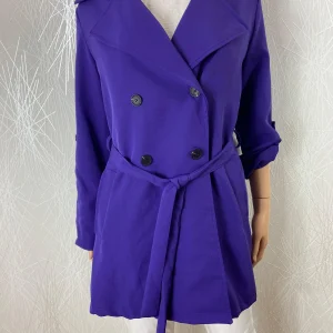 Veste légère femme tons violet boutons New Collection