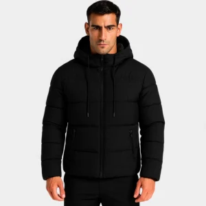 Riche | Doudoune à Capuche Homme Plume – Épais Chaud Décontracté