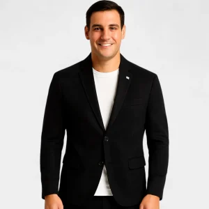 Riche | Veste homme en daim casual – élégance décontractée taillée