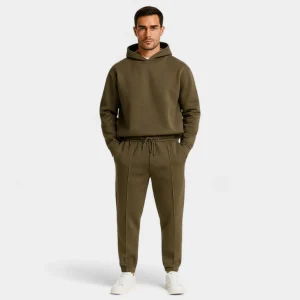 Riche | Ensemble à capuche homme tissu technique – casual, ajusté, style minimal