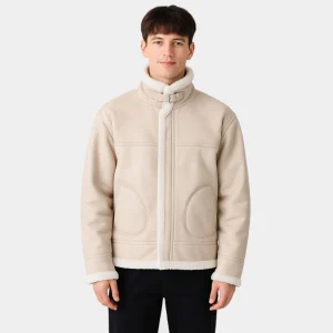 Riche | Veste homme en cachemire d’agneau épaissie – chaleur hivernale, silhouette raffinée