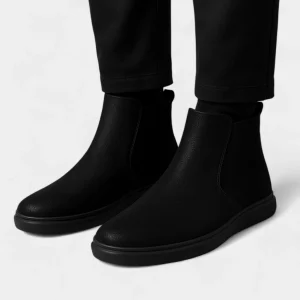 Riche | Bottines Chelsea homme cuir hautes – zip élégant