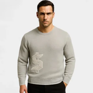 Riche | Pull homme jacquard tricoté – Coupe ample design