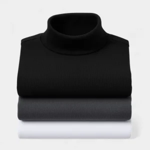 Riche | Lot de 3 pulls col roulé homme slim manches longues – élégants, raffinés, essentiels du quotidien