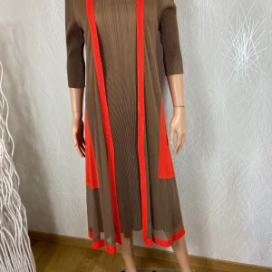 Robe longue extensible avec voilage Venus - Taille Unique