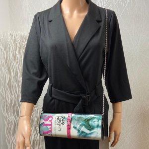 Pochette à chaînette bandoulière déco originale revue de mode