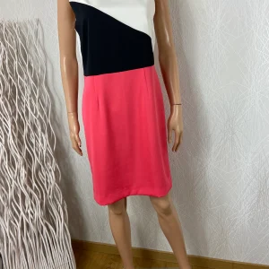 Robe tricole sans manches Bleu d’Azur