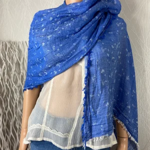 Foulard bleu réversible Pako Litto
