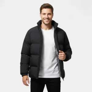 Riche | Doudoune homme coton matelassée coupe ample – chaude, raffinée, silhouette moderne