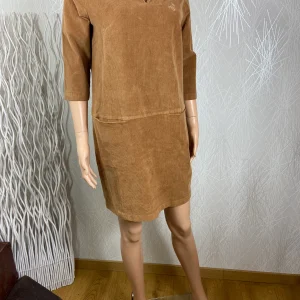 Robe velours Brun camel Esther Who’s That Girl
