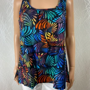 Top sans manches coton multicolore Aller Simplement