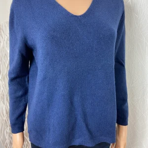 Pull col V bleu marine Last Lady