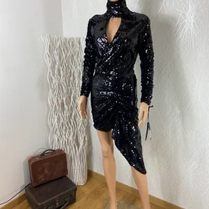 Robe de soirée à paillettes entièrement doublée Pinko