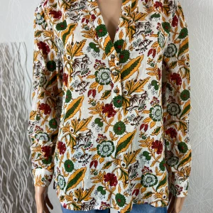 Blouse imprimé fleurs chic 100% coton MKT Studio