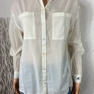 Chemisier femme blanc manches longues MKT Studio