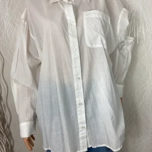 Chemisier blanc léger 100% coton An’ge