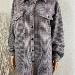 Veste légère classique femme motifs pied de poule Peppercorn