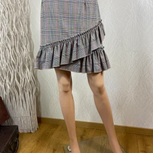 Jupe courte volants motifs Prince de Galle Liu-Jo Milano