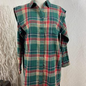 Robe-chemise vintage à carreaux de la marque See U Soon