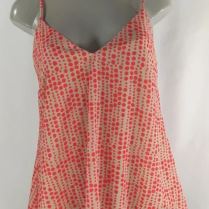 Top beige orangé bretelles réglables entièrement doublé Christina Barros