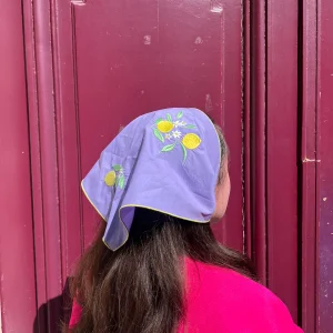 Foulard Citron - Coton imprimé