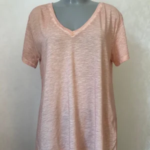 Top léger rose manches courtes Pako Litto