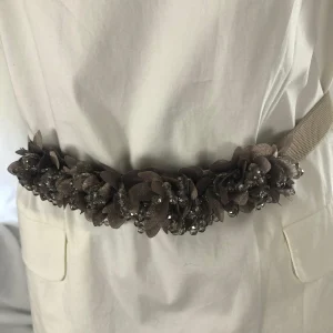 Ceinture élastique perles fantaisie femme -Taille Unique