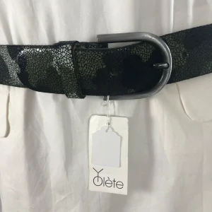 Ceinture  kaki motif camouflage Yolète - Taille S