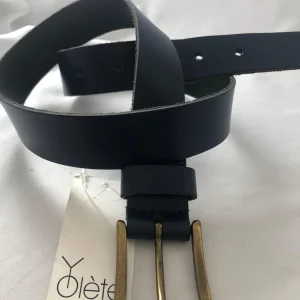 Ceinture femme cuir bleu Yolète Taille XS